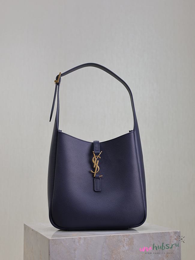 YSL Le 5 A 7 Blue Tote - 23×22×8.5cm - 1