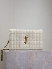 YSL Cassandre White Bag - 23x14x3cm  - 1