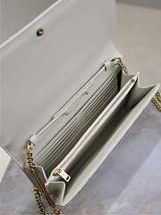 YSL Cassandre White Bag - 23x14x3cm  - 6