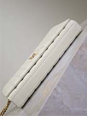 YSL Cassandre White Bag - 23x14x3cm  - 3
