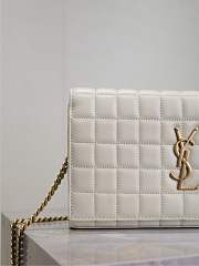 YSL Cassandre White Bag - 23x14x3cm  - 2