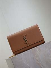 YSL Kate Bag In Medium Brown - 24x14.5x5cm - 6