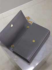 	 YSL Kate Bag In Medium Grey - 24x14.5x5cm - 4