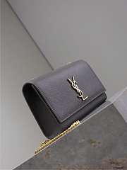 	 YSL Kate Bag In Medium Grey - 24x14.5x5cm - 3