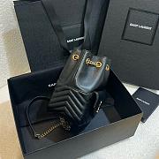 YSL Mini Joe Black Bucket Bag - 19x13x13cm - 5
