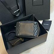 YSL Mini Joe Black Bucket Bag - 19x13x13cm - 4