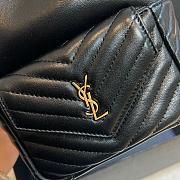 YSL Mini Joe Black Bucket Bag - 19x13x13cm - 2