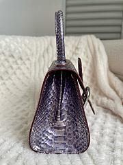 Delvaux Crocodile Embossed Leather Shoulder Bag 20cm - 5
