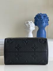 Louis Vuitton Speedy 25 Black Bandouliere Monogram Empreinte - 6