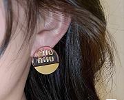 Miu Miu Plexiglas And Metal Earrings - 4