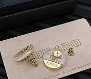 Miu Miu Plexiglas And Metal Earrings - 2