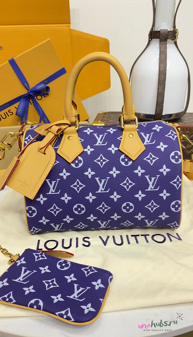 Louis Vuitton Speedy P9 Bandouliere Purple Amethyste 25cm - 1