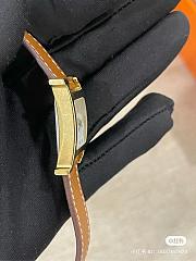 Hermes Heure H Brown Gold Watch 17mm - 5