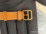 Hermes Heure H Brown Gold Watch 17mm - 3