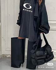 Balenciaga Wader Leather Knee Boots - 1