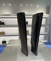 Balenciaga Wader Leather Knee Boots - 6