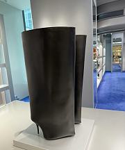 Balenciaga Wader Leather Knee Boots - 5