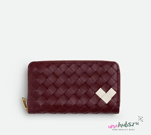 Bottega Veneta Intrecciato Zip Around Wallet 19x11.5x2.5cm - 1