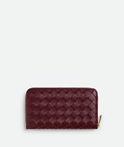 Bottega Veneta Intrecciato Zip Around Wallet 19x11.5x2.5cm - 3