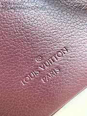 Louis Vuitton Speedy 25 Burgundy Bandouliere Monogram Empreinte - 6