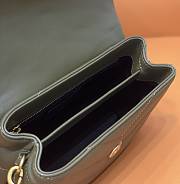 YSL Loulou Toy Green Shoulder Bag - 20X14X7cm - 6