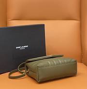 YSL Loulou Toy Green Shoulder Bag - 20X14X7cm - 5