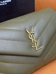 YSL Loulou Toy Green Shoulder Bag - 20X14X7cm - 4