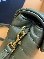 YSL Loulou Toy Green Shoulder Bag - 20X14X7cm - 3