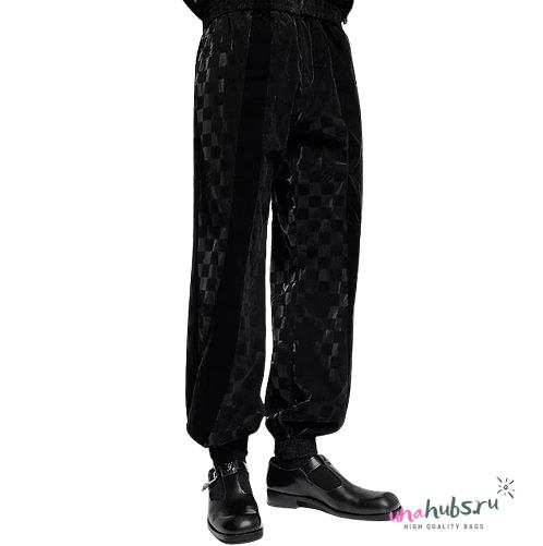 Louis Vuitton Flocked Damier Technical Track Pants - 1