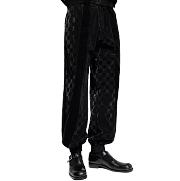 Louis Vuitton Flocked Damier Technical Track Pants - 1