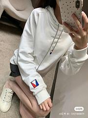 Louis Vuitton Signature Cotton Hoodie in White - 6