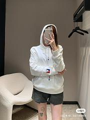 Louis Vuitton Signature Cotton Hoodie in White - 4