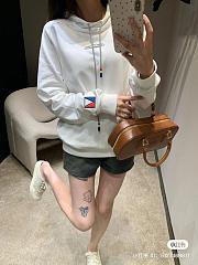 Louis Vuitton Signature Cotton Hoodie in White - 5