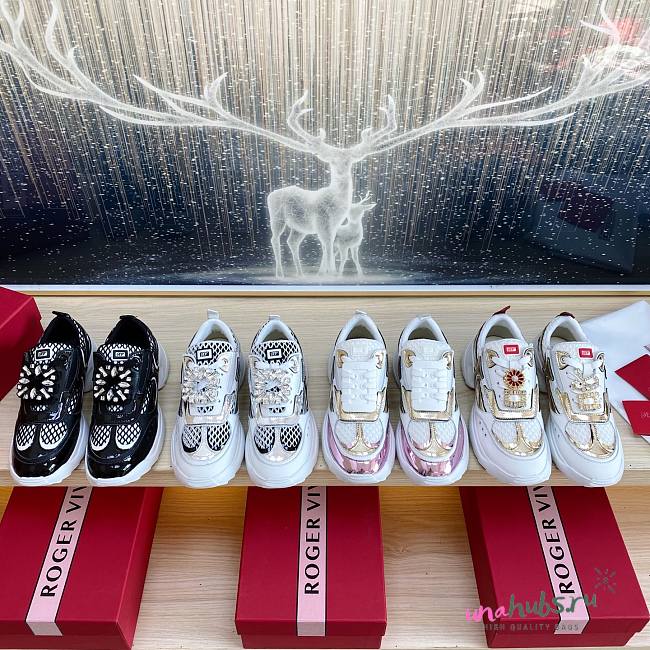 Roger Vivier Viv' on the Run Sneakers - 1