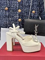 Valentino Sandal With Vlogo Signature Platform In Calfskin 115mm - 1