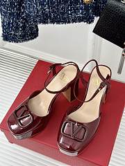Valentino Vlogo Signature Patent Red Leather - 5