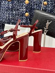 Valentino Vlogo Signature Patent Red Leather - 4