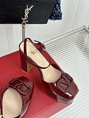 Valentino Vlogo Signature Patent Red Leather - 3