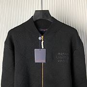 	 Louis Vuitton Textured Knit Wool-Blend Jacket - 6