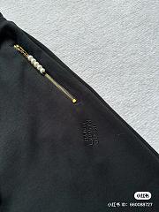 Louis Vuitton Embroidered Jersey Jogpanta in Black - 2