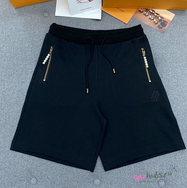 Louis Vuitton Embroidered Jersey Shorts - 1