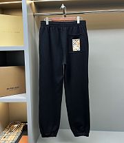 Burberry Check Label Cotton Jogging Pants - 1