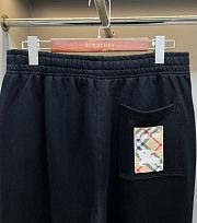 Burberry Check Label Cotton Jogging Pants - 4