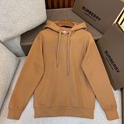 Burberry Logo Cotton Hoodie - 1
