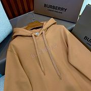 Burberry Logo Cotton Hoodie - 4