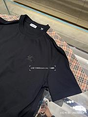 Burberry Check Trim Cotton T-Shirt - 2