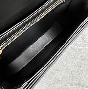 Celine Teen Chain Besace Triomphe Black Bag 18.5×6×15.5cm - 5