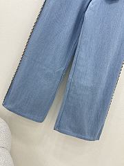 Chanel CC Logo Denim Pants - 6