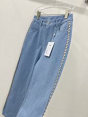 Chanel CC Logo Denim Pants - 3