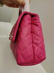 Chanel Coco Handle Pink Lambskin Leather in 24cm - 3